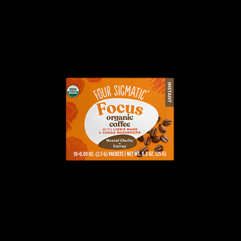 Four Sigmatic Focus Instant Organic Coffee with Lion's Mane & Chaga Mushrooms